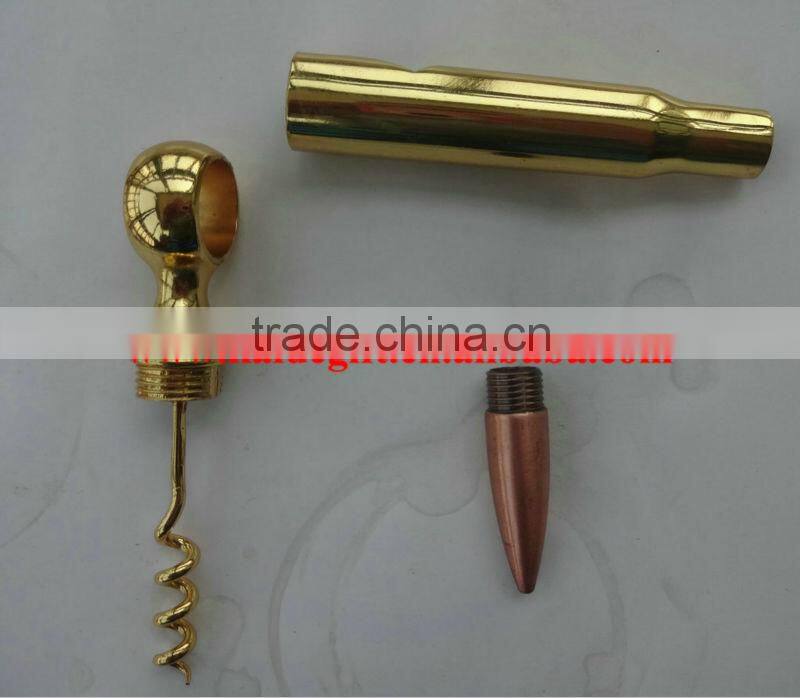 cool 50 Caliber Corkscrew & bullet beer Bottle Opener