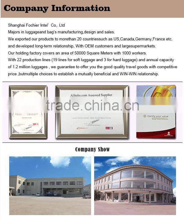 OEM decent bright color travel luggage bag