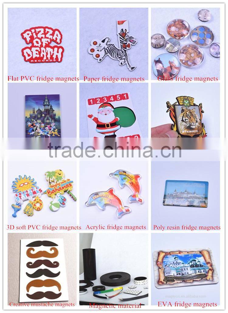 2016 Popular Promotional Gifts epoxy fridge magnet set with the beauty of the beautiful rubbits