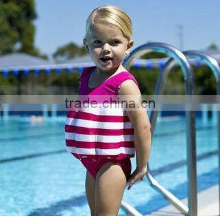 pink cute kids inflatable swimwear