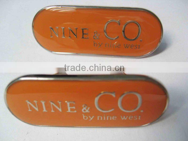 small rectangle metal tag
