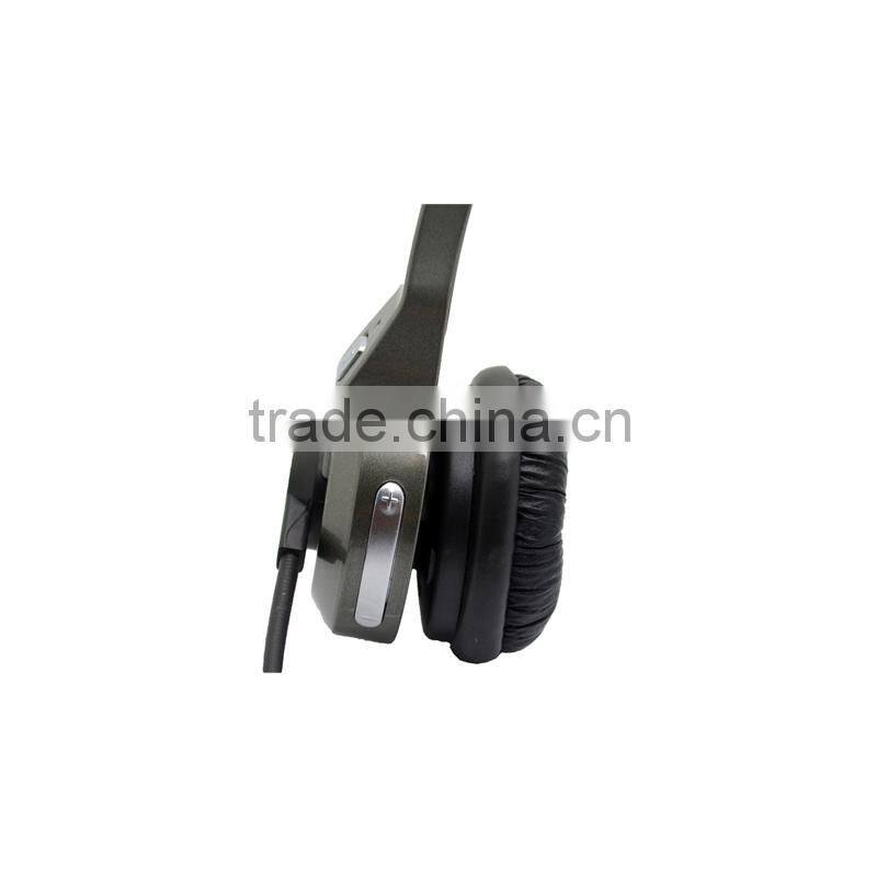 Over head with boom mic Mono customer service Bluetooth headphone cheap price