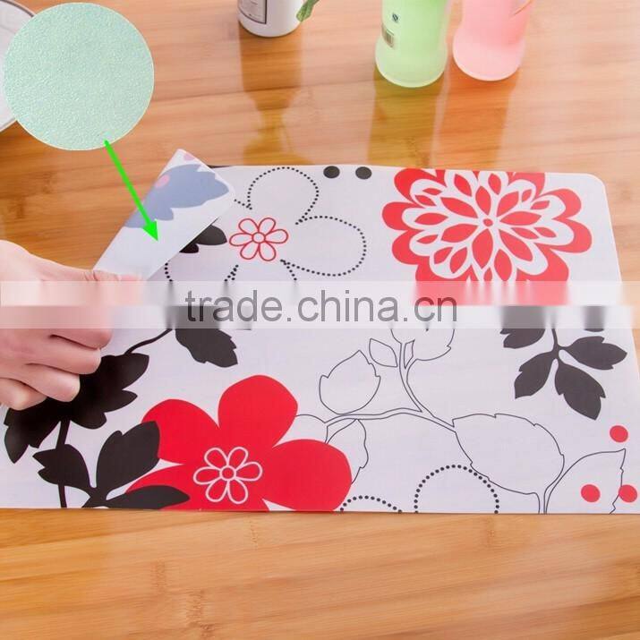 plastic coasters Christmas flower home rabbit supplier placemat table mat felt laser placemats supplier