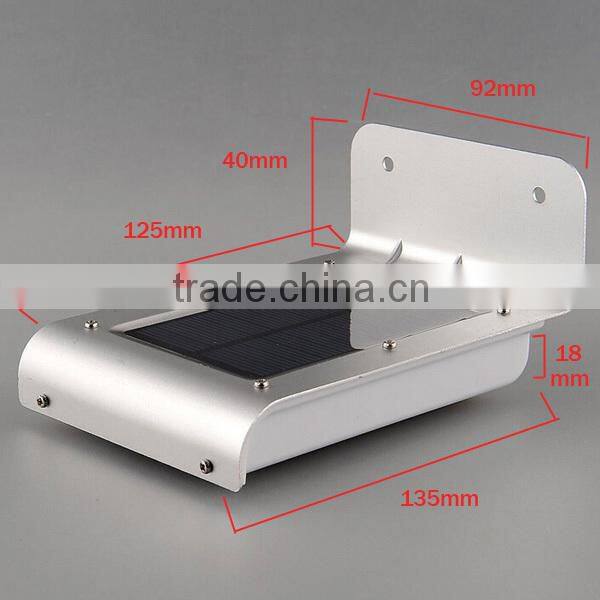 16 LED Power Motion Sensor Security Lamp Outdoor Waterproof Led Solar Garden Light