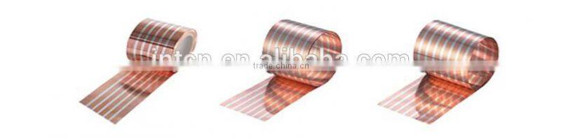 Electrical contact material Silver inlay metal strips