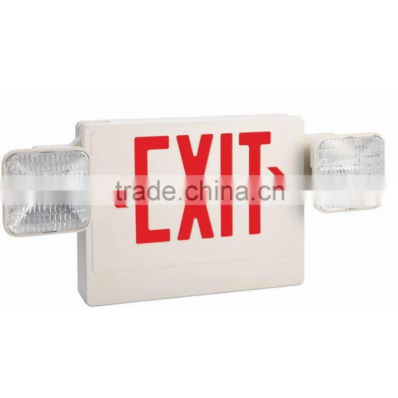 ET-100 combo LED rechargeable exit sign ul 924