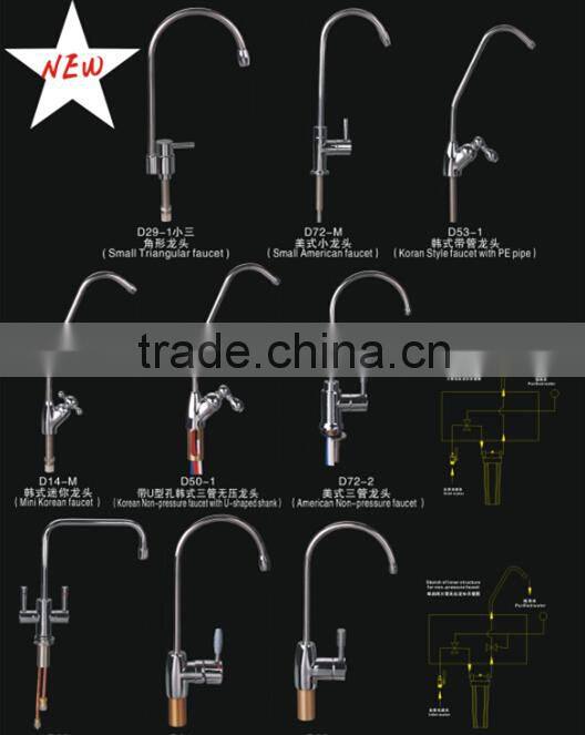 Fine quality non-pressure type faucet with U shaped shank