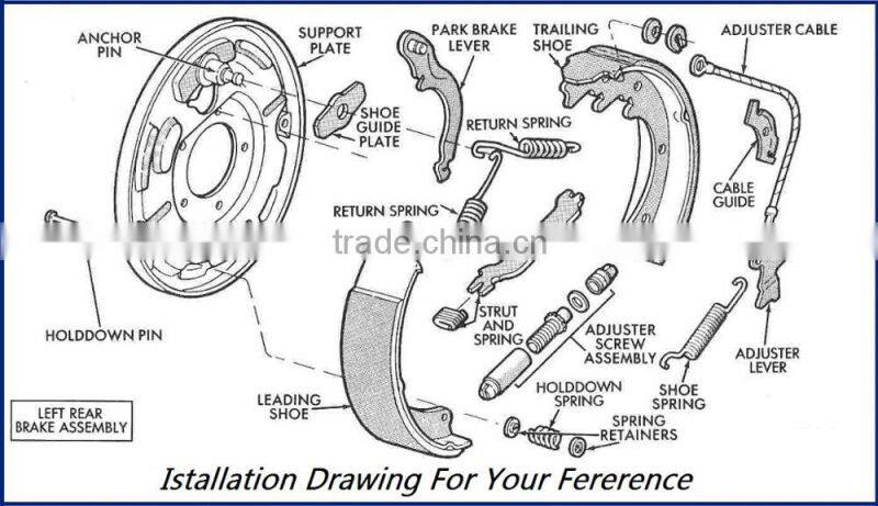 EATON 819707 Brake Shoes in Truck Brake