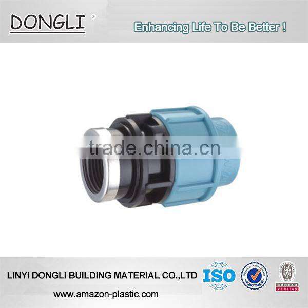 PP Plastic water Compression Fittings for Irrigation end cap 20mm to 110mm PN16