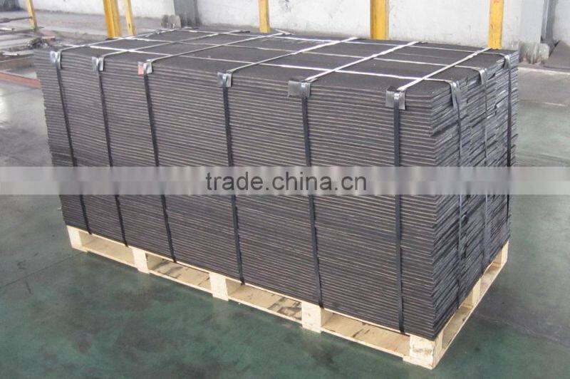 Low-cost recycled rubber sheet/ slab