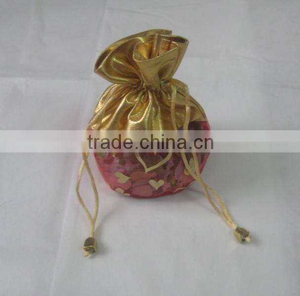 HOT SALE Red Printed Organza Gift Bag