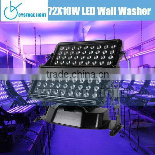 72pcs Waterproof 4in1 8w Ip65 Led Wall Washer