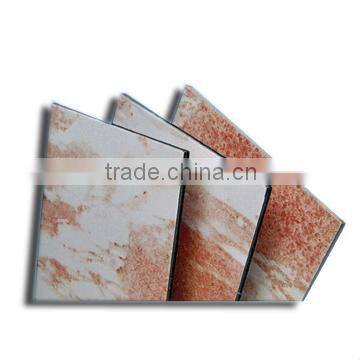 Dark emperador marble aluminum composite marble tile