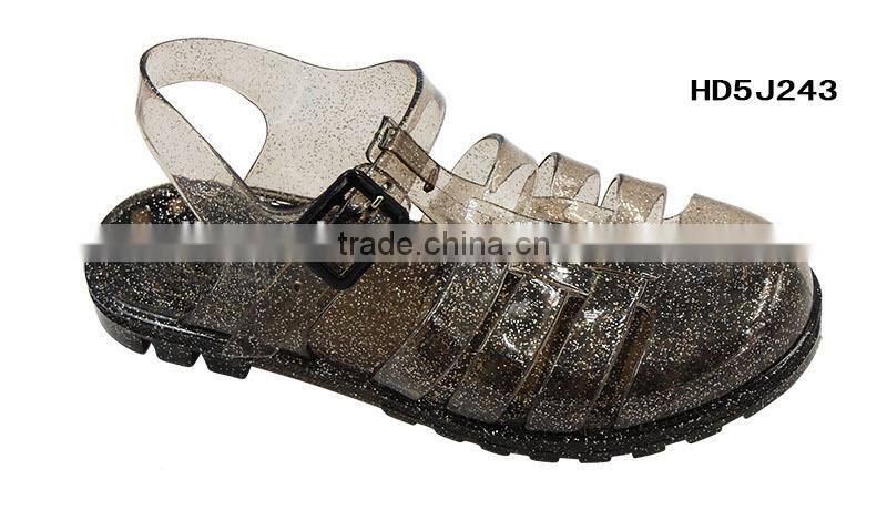 Elegant Jelly Shoes And Jelly Sandal,Fashionable Woman PVC Jelly Sandals