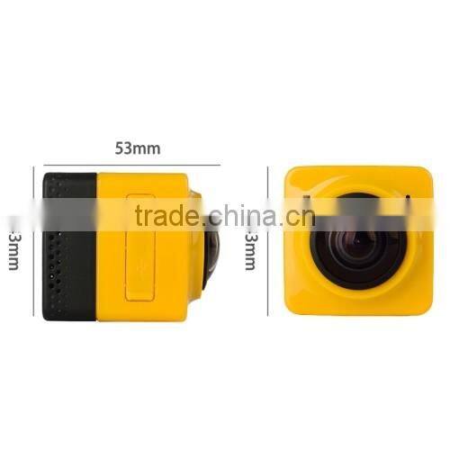 360*190 Degrees Large Wide Angle Lens WiFi Sport Camcorder Panoramic View Sport Camera