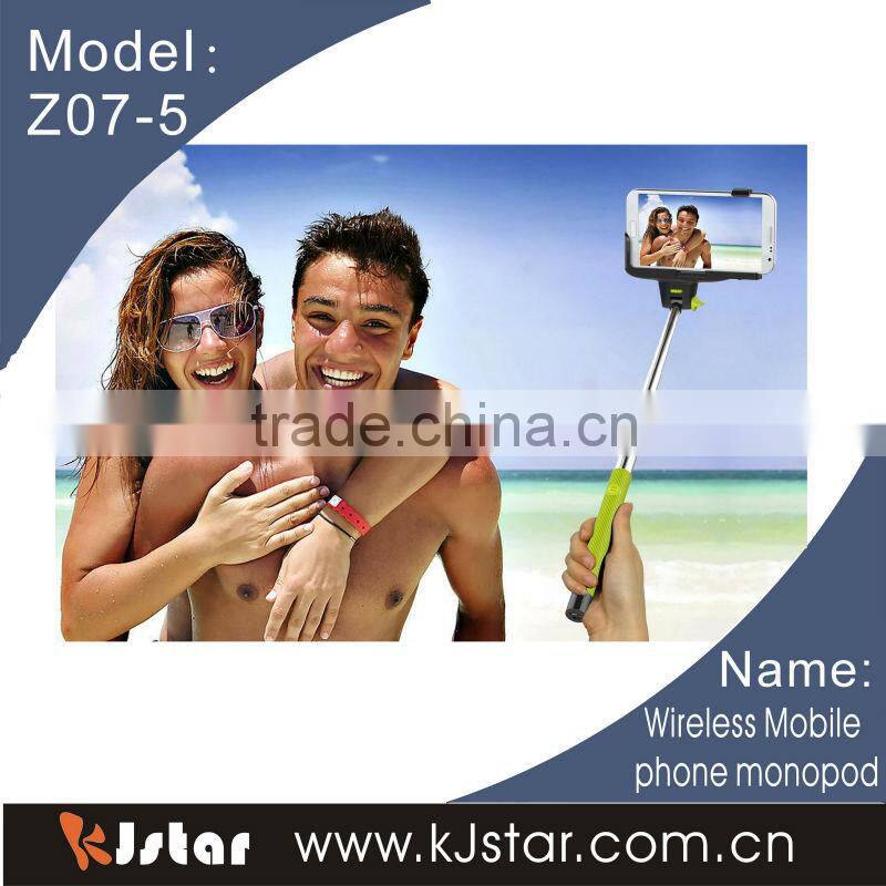 KJstar wireless monopod with universal holder for smart phone Z07-5