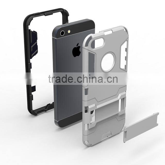 5S Slim Armor Back Cover Case For iphone SE Manufacturer From China