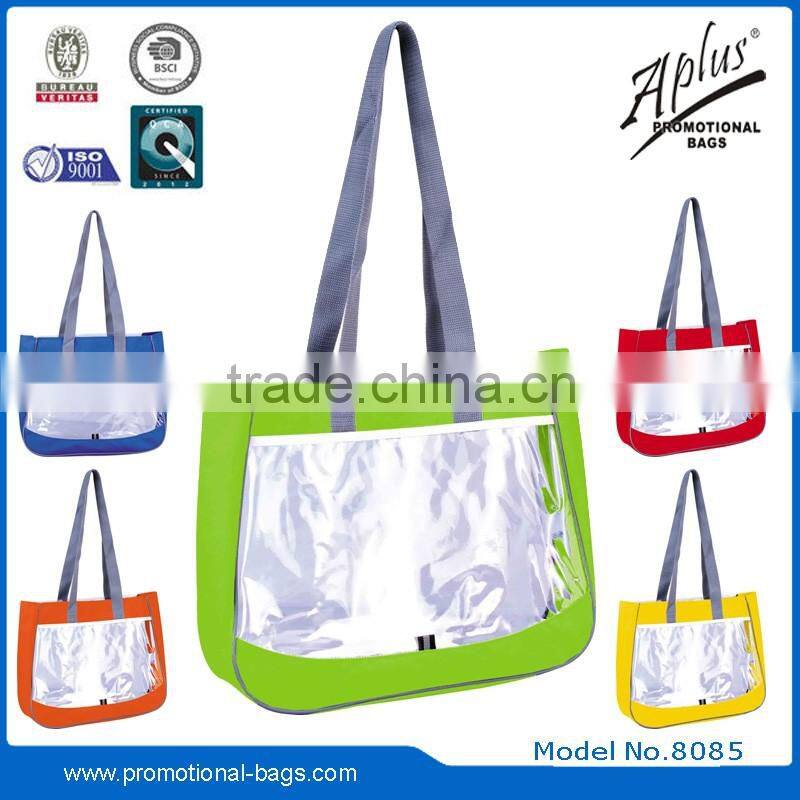 portable clear PVC wholesale handbag from china