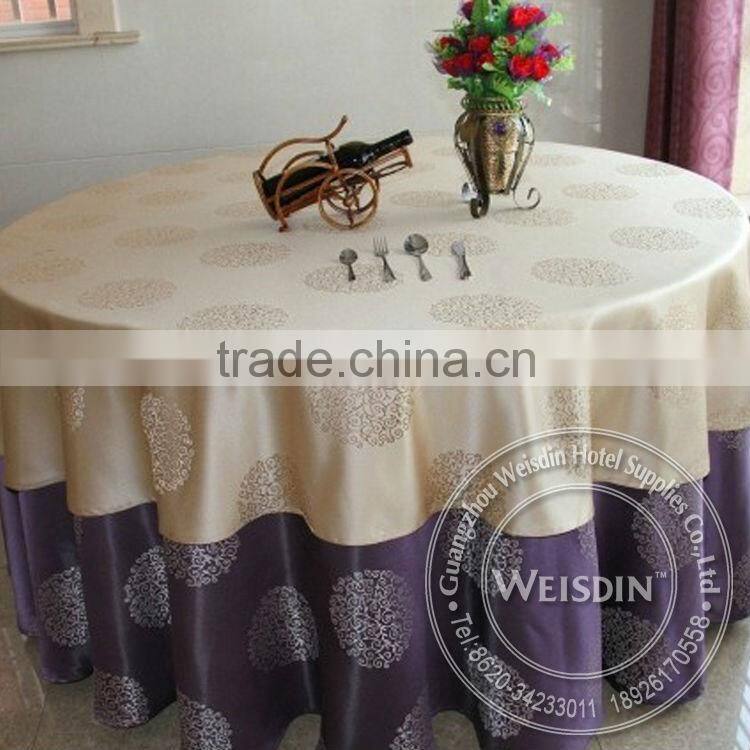 polyester table cloth high bar cocktail table cloth for wedding