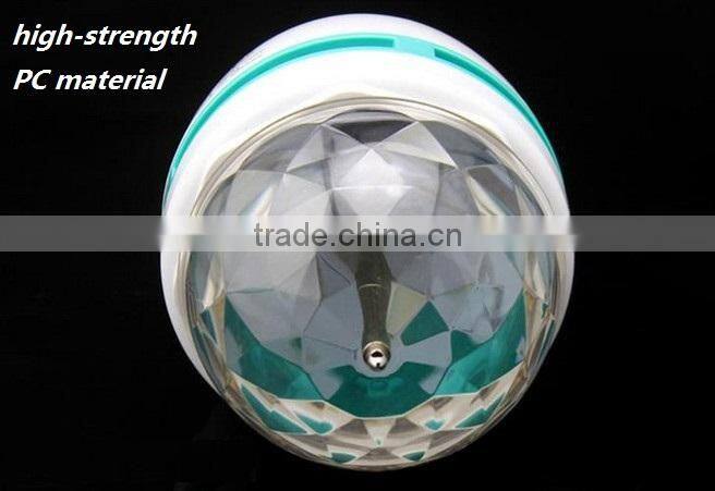 magic rgb led full color rotating lamp B22 base
