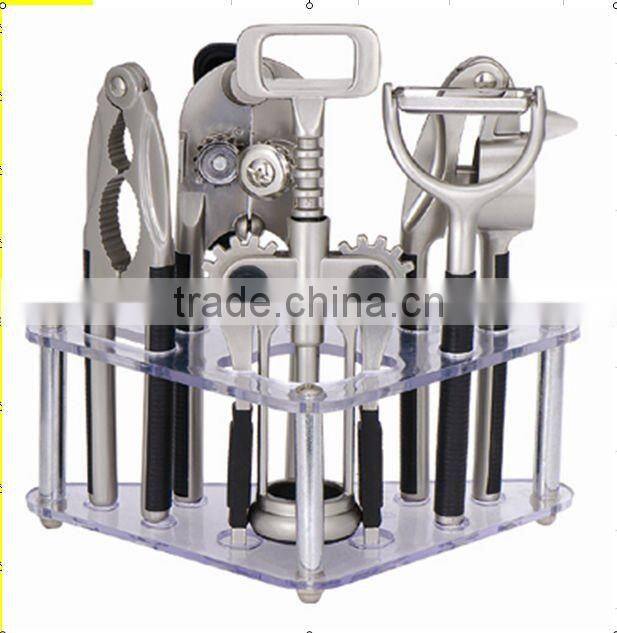 stainless steel kitchen tool set