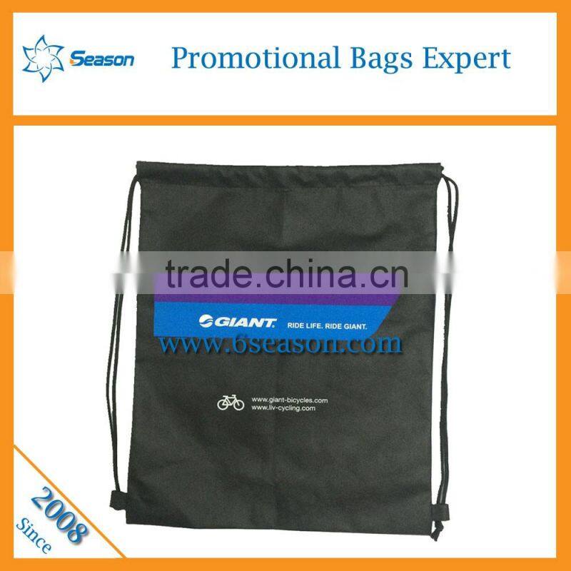Nylon polyester drawstring bag custom logo printed backpack drawstring