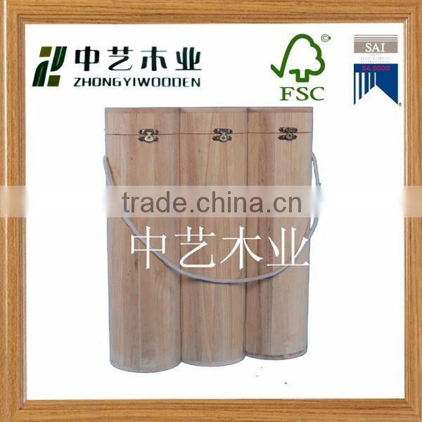 Trade assurance wholesale Custom Made Wooden Wine Boxes for wine bottle