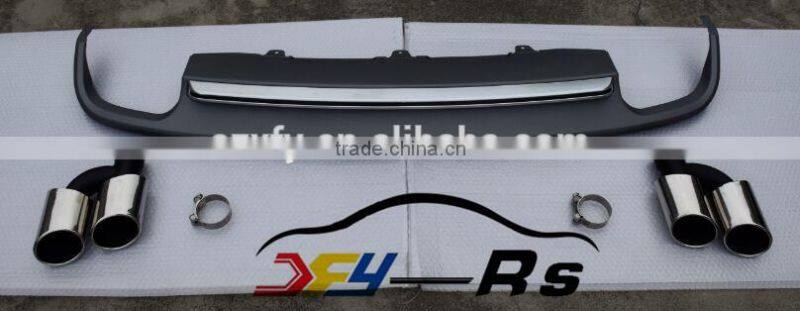 XFY S6 REAR DIFFUSER WITH TAIL PIPE FOR AUDI