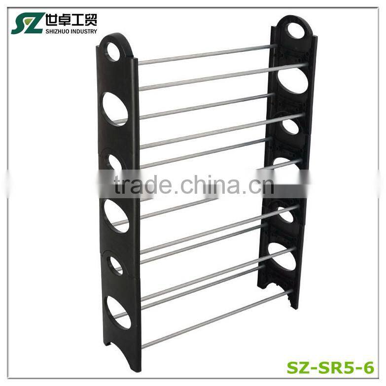 made in china folding 4 tier 12 pairs shoe rack bracket