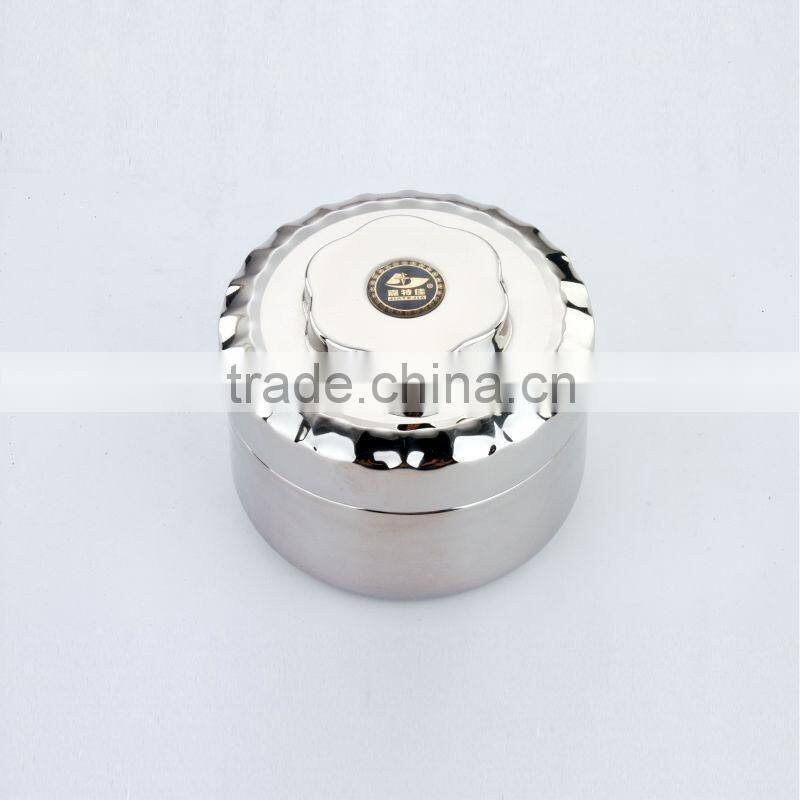 201# Stainless Steel Tableware Double-ply warm lunch container