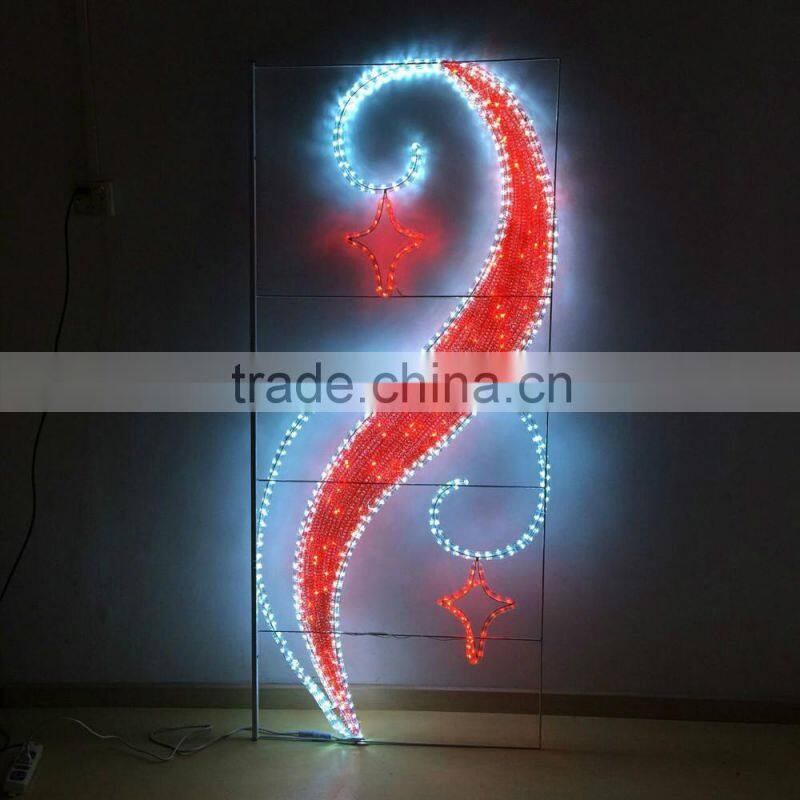 2016 Outdoor Star Pole Street Motif/xmas Decoration Led Motif Light For Pole