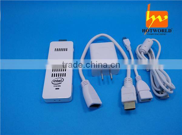 mini pc smart tv dongle stick with bluetooth and wifi TF USB slot