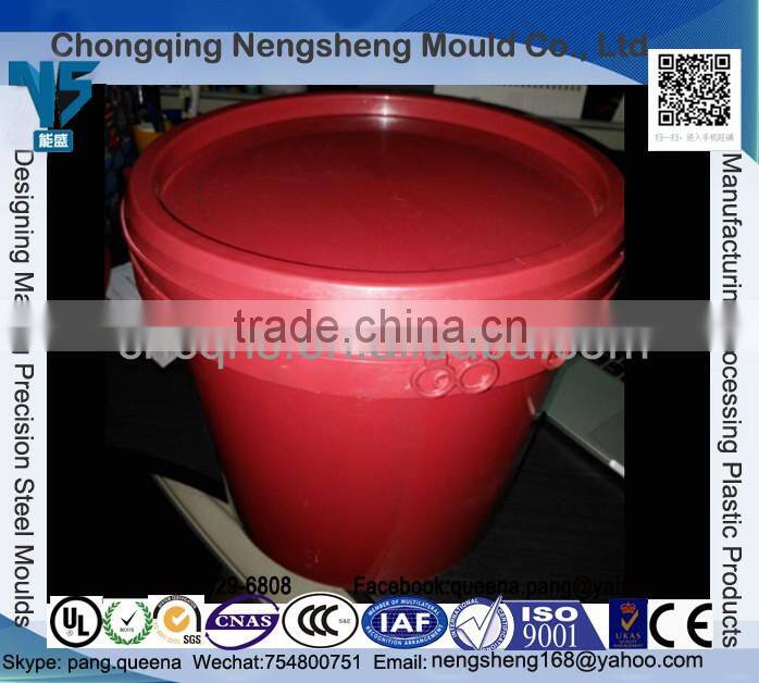 10l latex paint storage bucket. emulsion paint container 10L plastic emulsion paint plastic pail. 10L emulsion varnish barrels