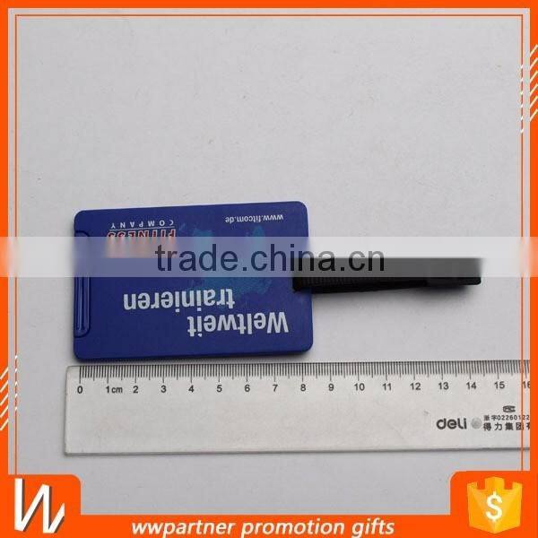 Slide Luggage Tag with Square Name Window