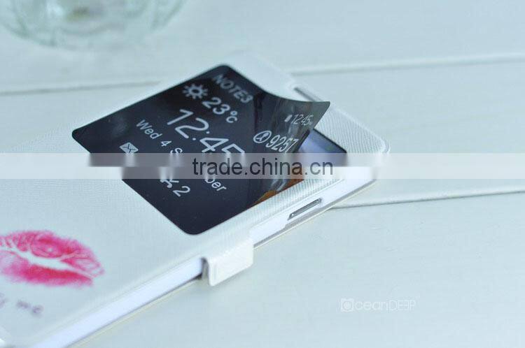 Digital printing leather phone case for samsung galaxy note 3