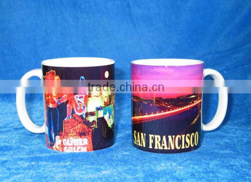 JT-7102 Stoneware Straight Sublimation Coated Mug for Heat Transfer Printing
