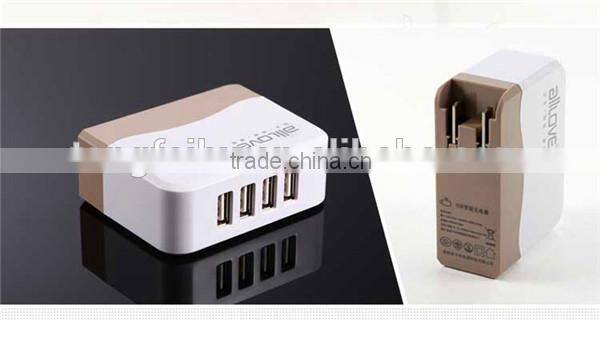 Supper quality with lowest price 4 port usb fast charger,emergency 4 port usb charger,usb power smart charger