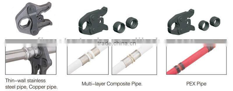 HZ-1550 Hydraulic Pressing Tool with interchangeable head and crimp die