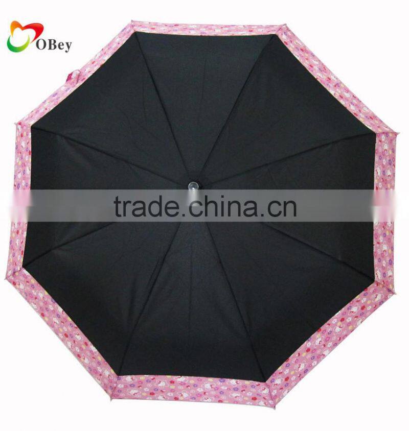 8K Hello Kitty Printed Folding Umbrella