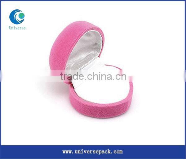 Custom Classic Ring Flocking Box Sale High Grade Packing Boxes
