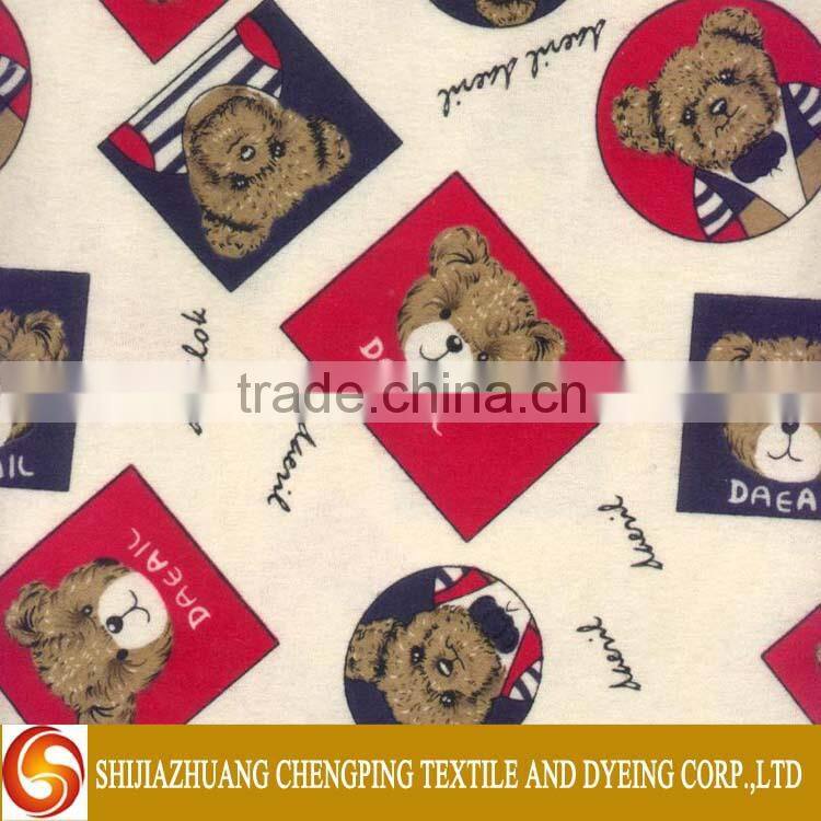 comfortable Fashion best selling 100 cotton Flannel fabric