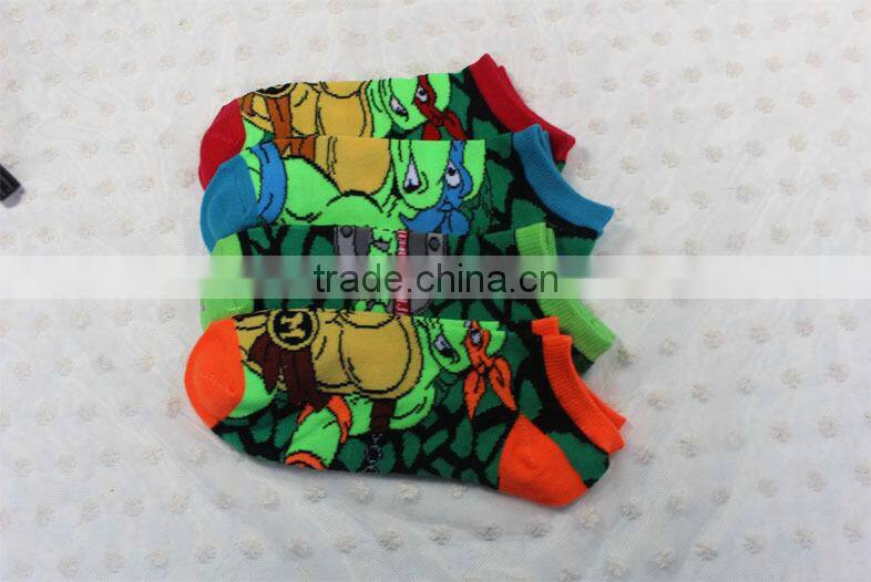 OEM Bulk Wholesale Promotion Ninja Turtles Couple Sock