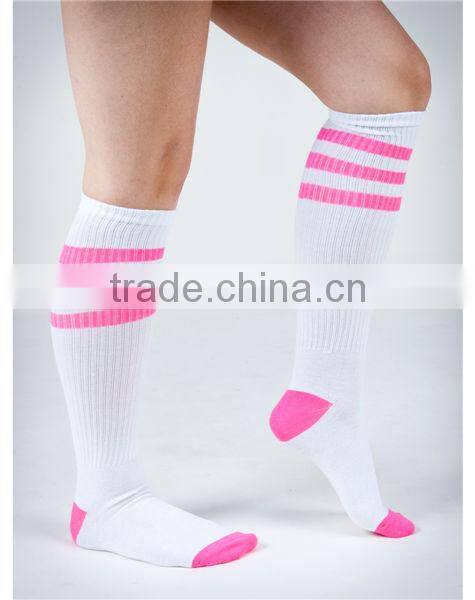 sport woman tube thigh knee high sock