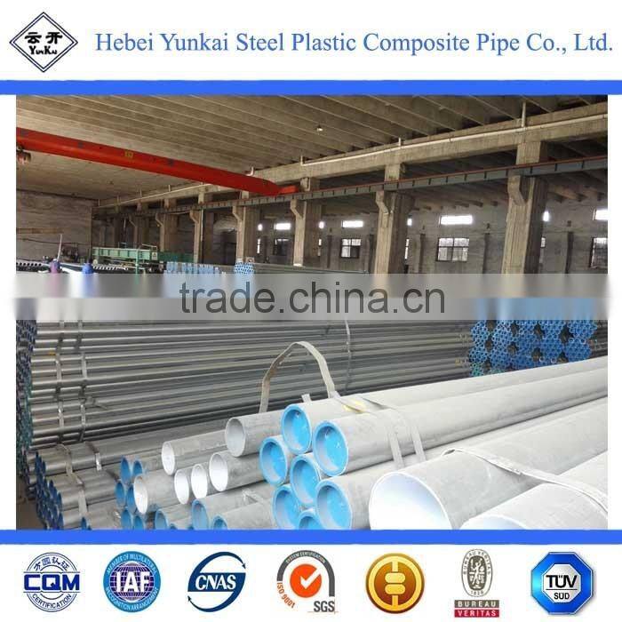 galvanised steel pipe/galvanized steel pipe price per meter