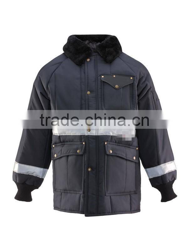 traffic winter reflective safety work jacket work uniform