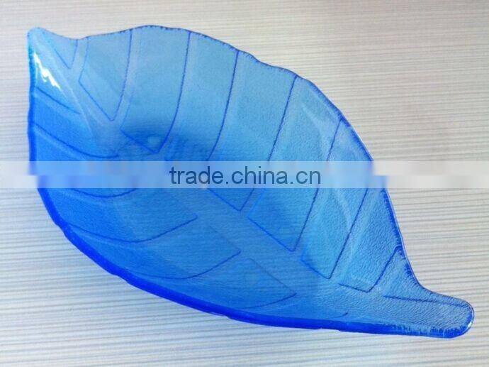 small colorful snack plates set