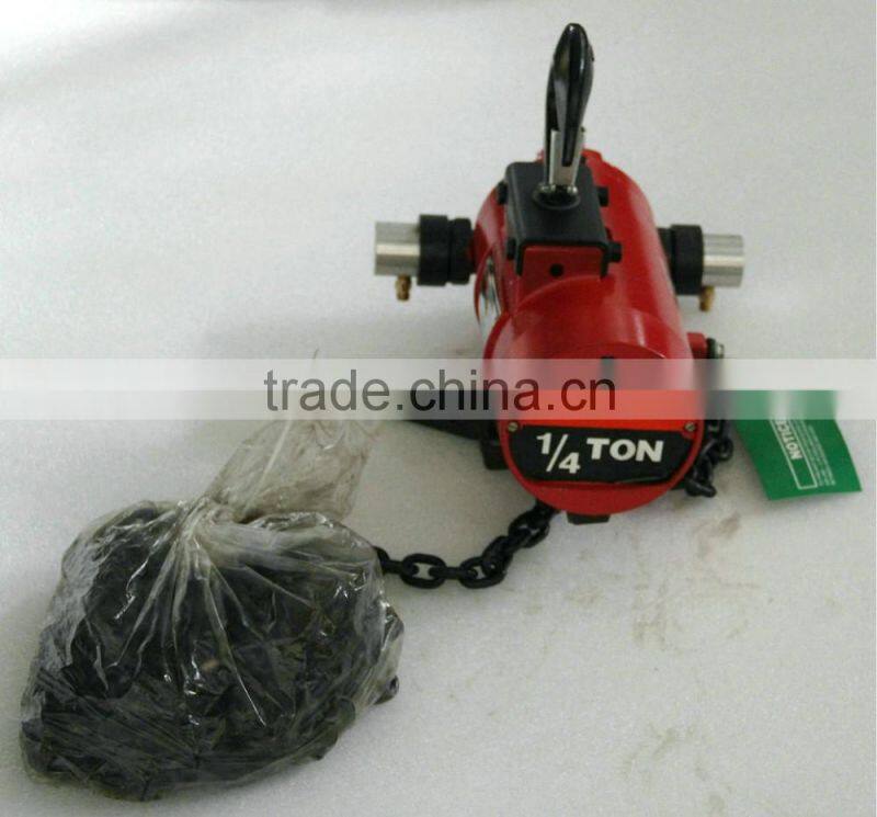 PNEUMATIC AIR CHAIN HOIST, LINK CHAIN ,1/4T,1/2T,1T CAPACITY