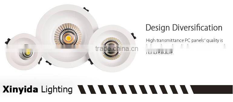 Hot selling long life Supermarket COB 12w ip65 led downlight