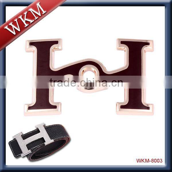 zinc alloy flat buckle belt