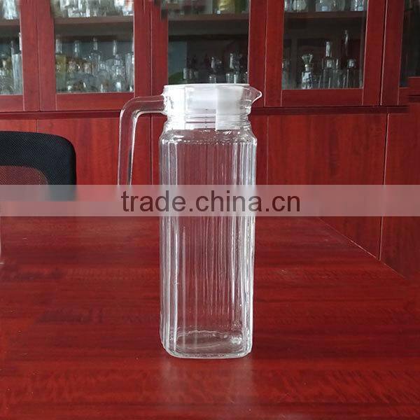 Clear Glass Heat Resistant Teapot Water Pitcher 1.5L